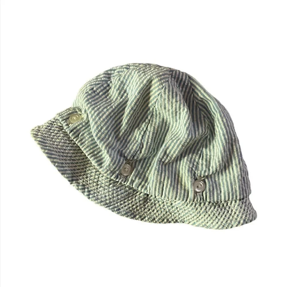 Pair of Vintage Baby Bucket Sun Hats